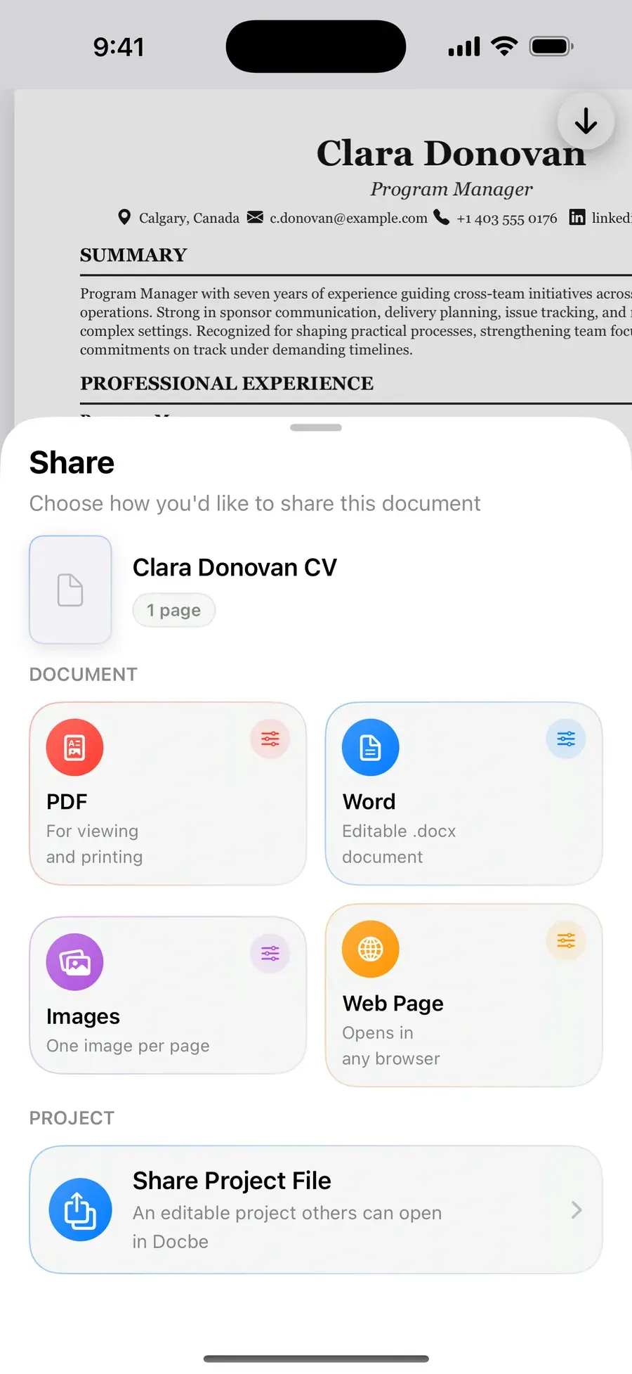 Vector PDF, Word, HTML and images