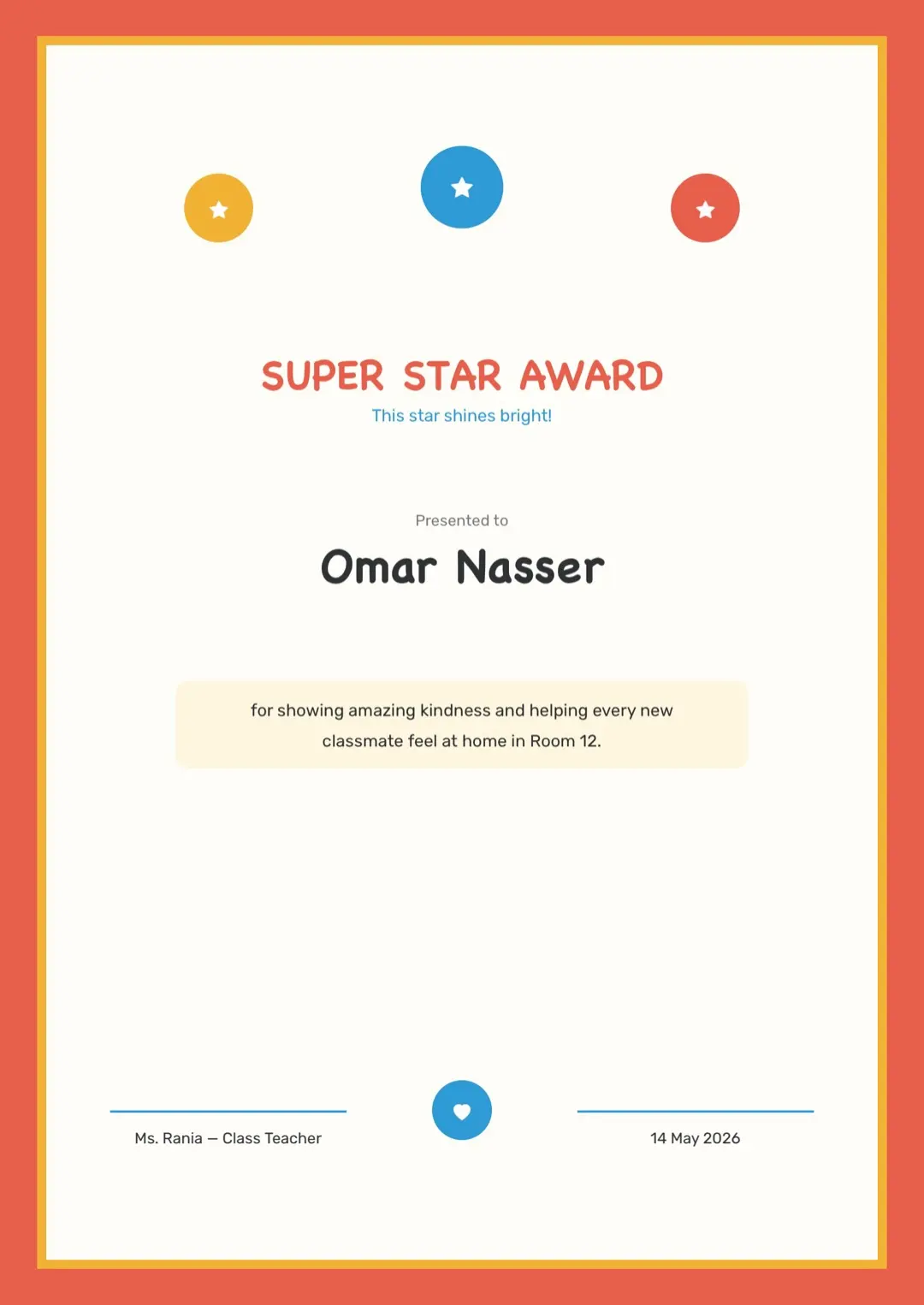 Red Professional Certificate Template