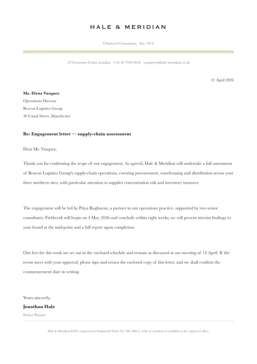 Black and White Minimal Letterhead Template