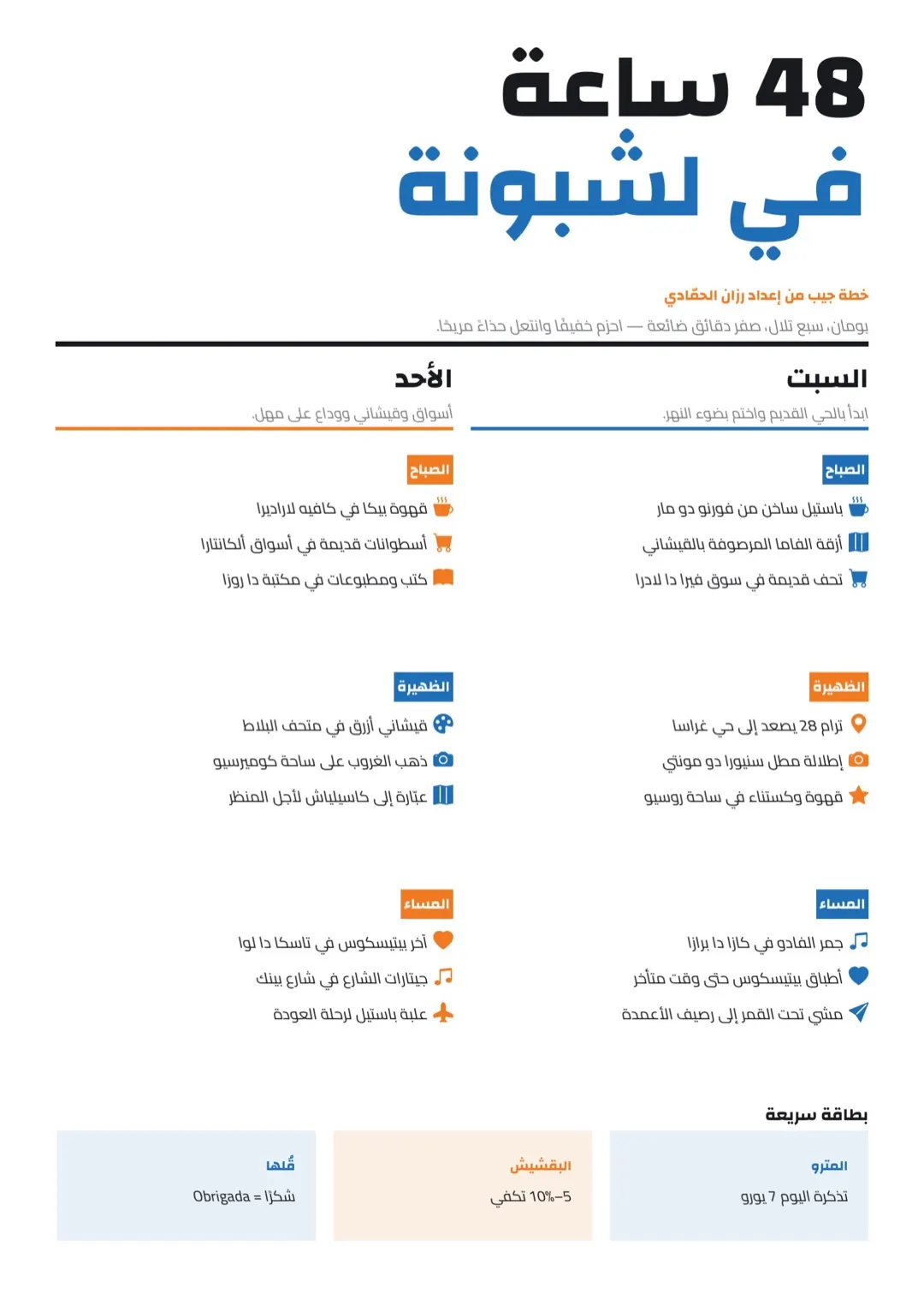 قالب برنامج رحلة أزرق