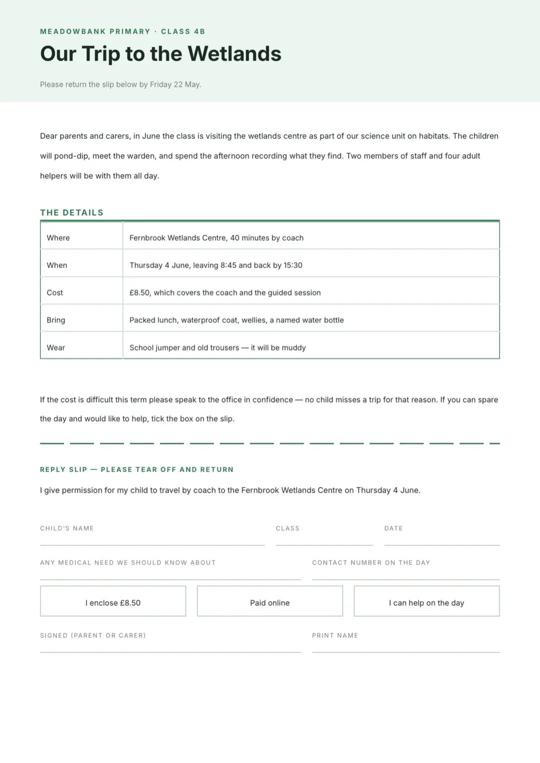 Black and White Newsletter Template with Tables